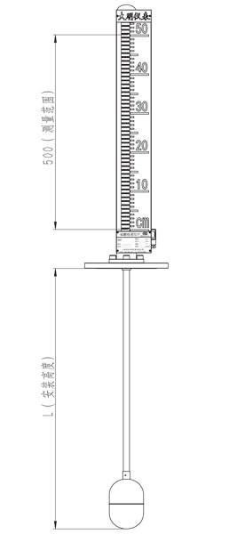 UHZ-24  內(nèi)襯四氟防腐型磁翻板液位計(jì) UHZ-24  內(nèi)襯四氟防腐型磁翻板液位計(jì)